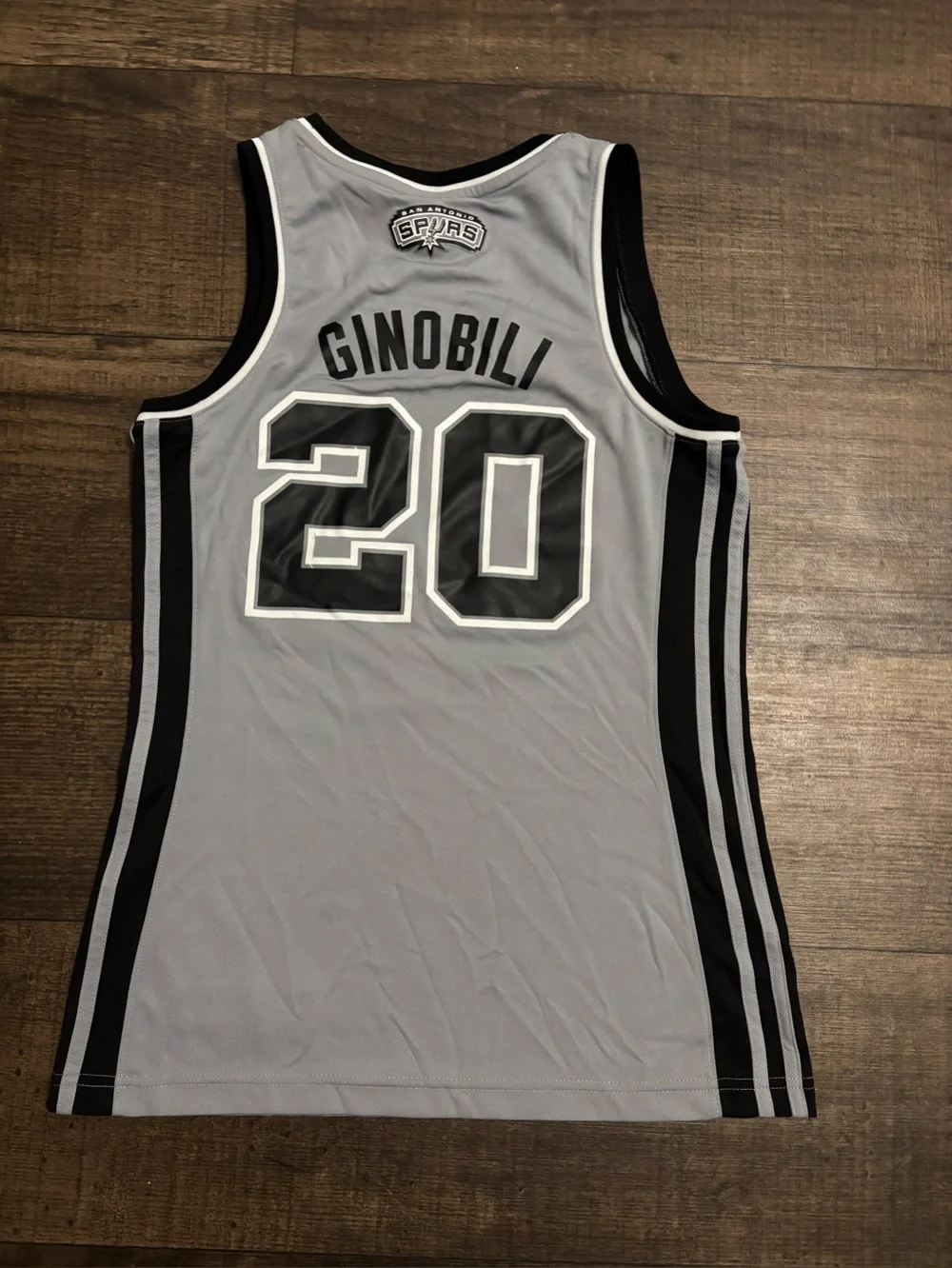 San Antonio Spurs Basketball Jersey Womens NBA Adidas Manu Ginobili #20 Size M - Picture 3 of 8